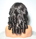 Raw Human Hair Large Ringlet Curls 24 Inches 5×5 Closure Wig – Premium Quality Natural Black